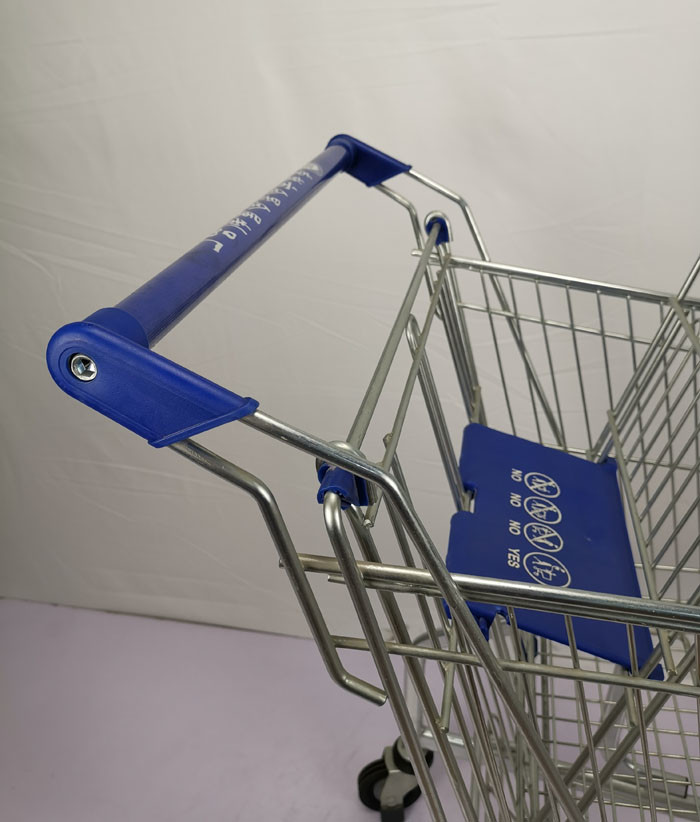 German Style 125L Grocery Trolly Cart Foldable Shopping Trolley With Elevator Wheels