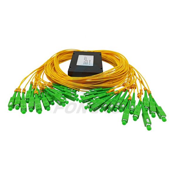 1x2 1x4 Plc Single Mode Fiber Splitter Epon Splitter With Connector Sc Apc