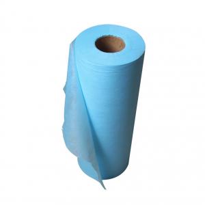 China SMS Medical Spunbond Towel Bed Sheet Blue 100% Polypropylene on sale
