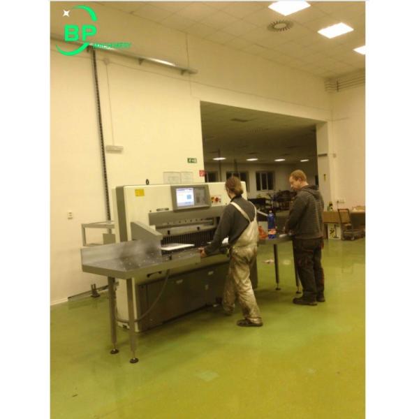 High Speed Hydraulic Computerized Paper Guillotine K Serial Machines Paper Cutter and Cutting QZYK130
