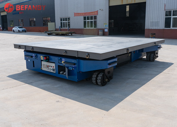 Magnetic Navigation AGV Automatic Guided Vehicle Trackless Transfer Cart 10 Ton
