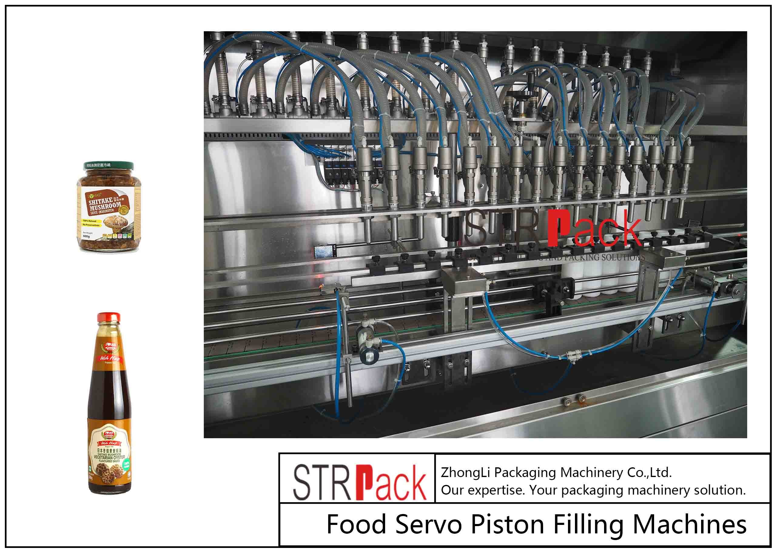 China PLC Control Automatic Paste Filling Machine  220V / 50Hz on sale