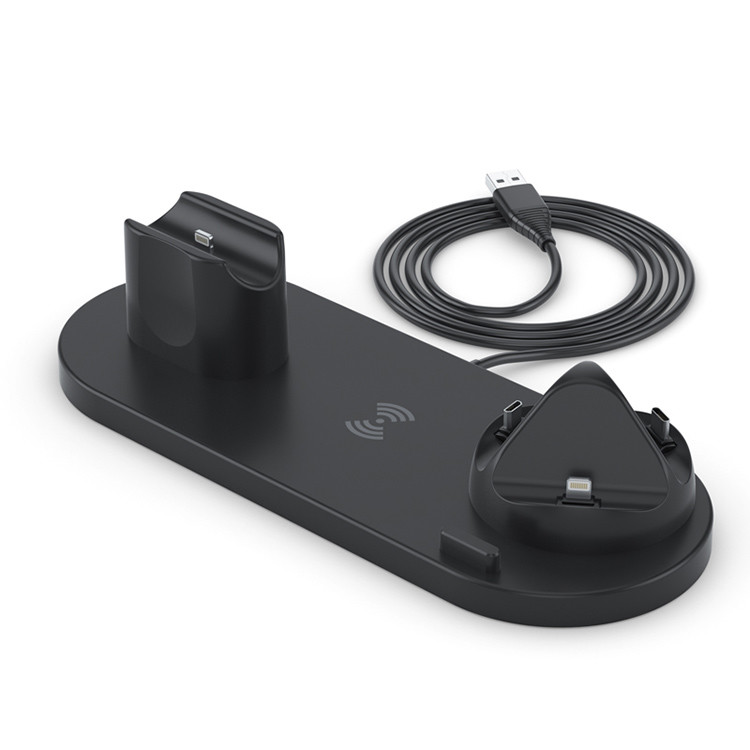 10W Charger Wireless Charging Stand 6 In 1 For IPhone Iwatch Airpods