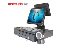 Quality Professional Pos Manufacturer 15 Inch Dual Touch Screen Pos System For Sale wholesale