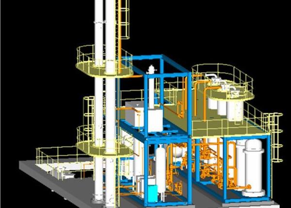 20KPa Cryogenic Air Separation Plant Technology Liquid Nitrogen / Argon Making
