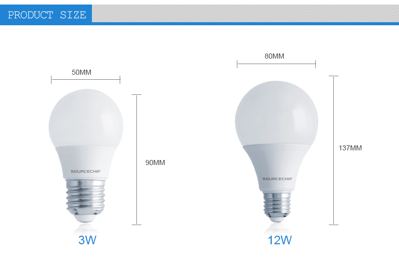 Cheap energy saving wholesale led bulb light 7W