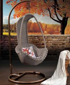 Quality Rattan hanging egg chair/outdoor hanging swing wholesale