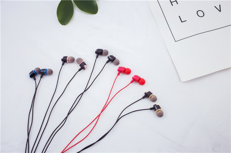 2018 HZD1802E Hot Sell China good music quality 6 u speaker color mp3 mobile phone computer wired earphone