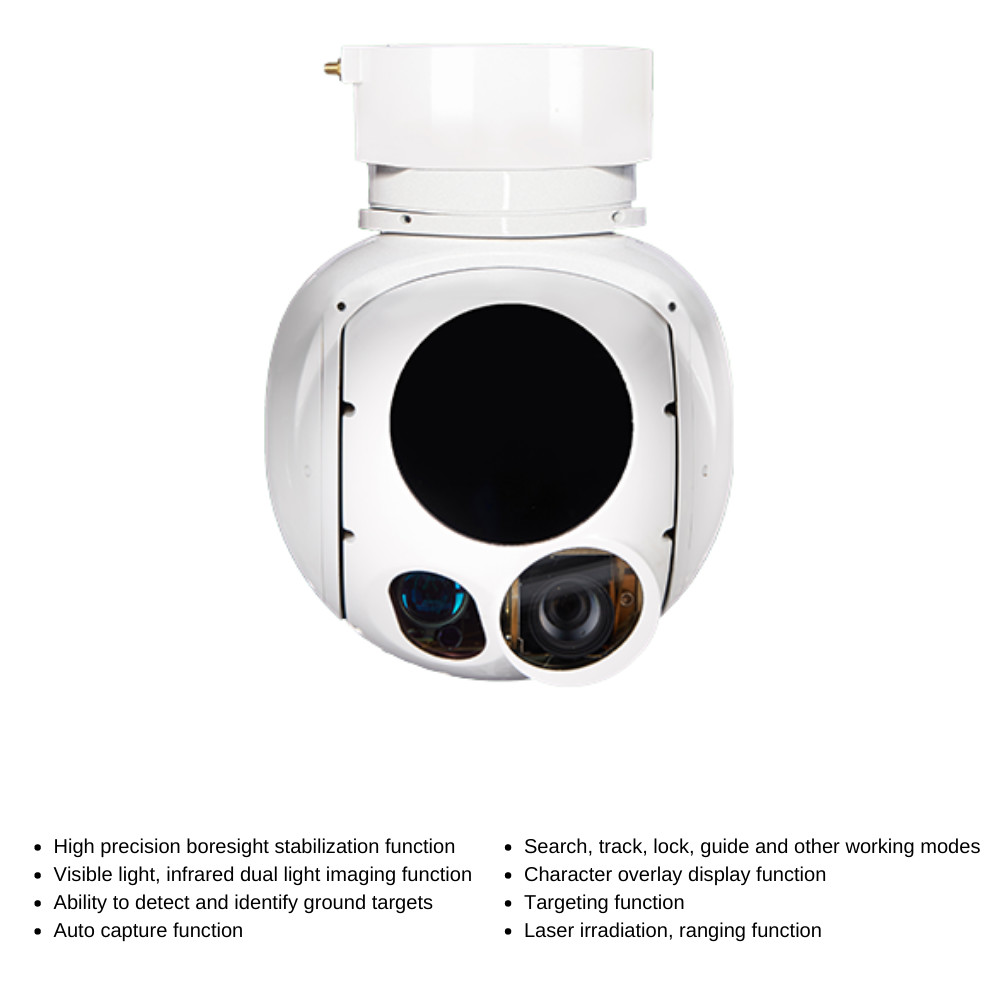10.5KG 30X Zoom Drone Thermal Cameras Laser Ranging Automatic Capture Tracking HXTS10