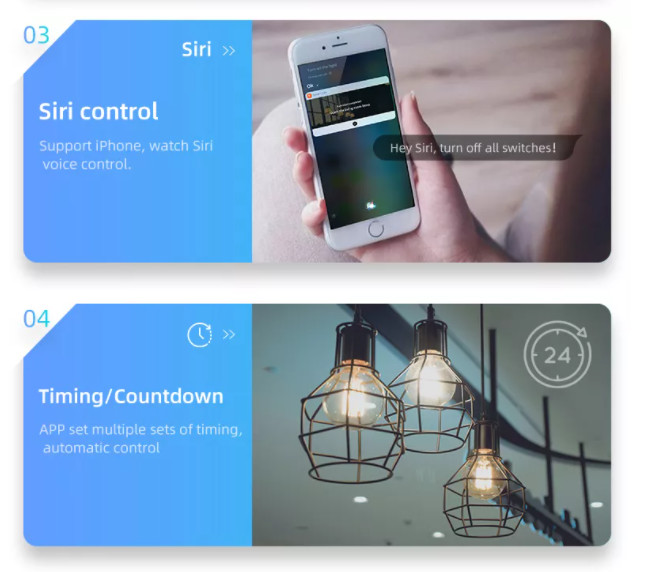 Smart Home Voice Control Eu Us Smart Wifi Wall Touch Switch 1/2/3 Gang Glass Panel Fan Light Switch Smart Home