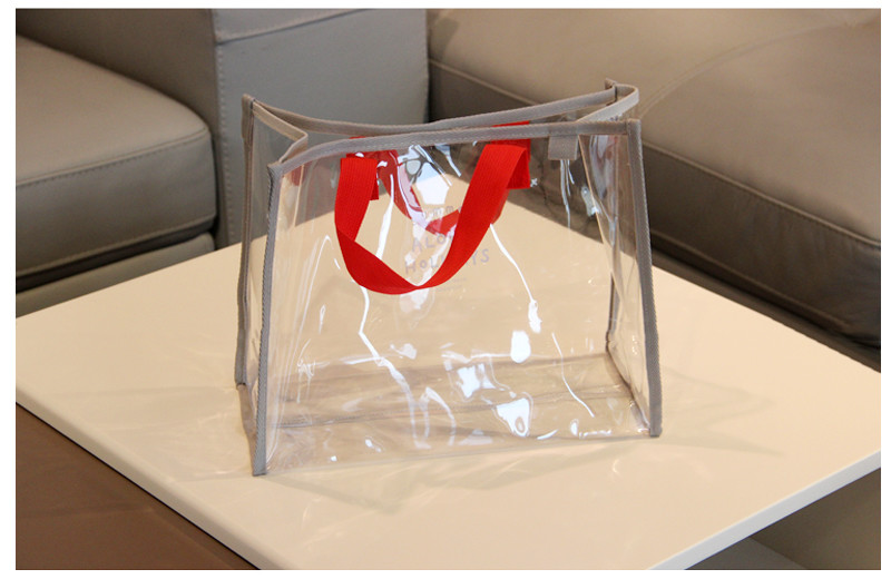 Security Work Tote Shoulder Womens PVC Handbags