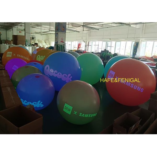 1m Inflatable Crowd Bounce Spheres LED Light Ball For Company Anniversary Celebration
