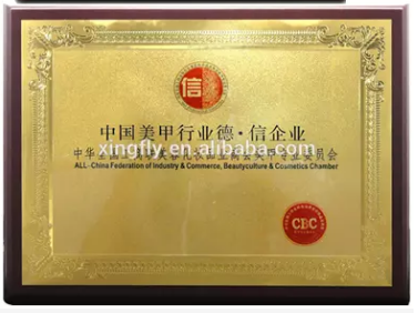 Xingfly Nail Polish Cap hot stamping Logo Plastic Material