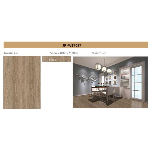 183mm SPC Click Flooring 5mm 5.5mm Wear Resistant Ultra Slim GKBM JR-W17037