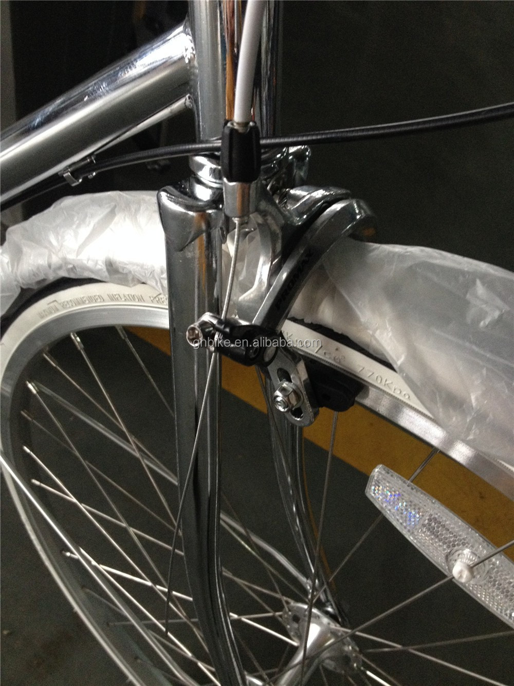NO Suspension 3 Gear Silver Color Cromo Frame Vintage Ladies Bike Retro Women Lady Bicycle