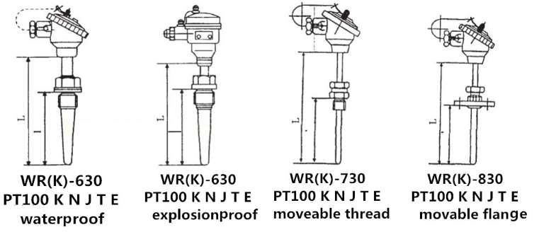 Plug-in Type Mounting High Precision K Type Temperature Sensor Transmitter