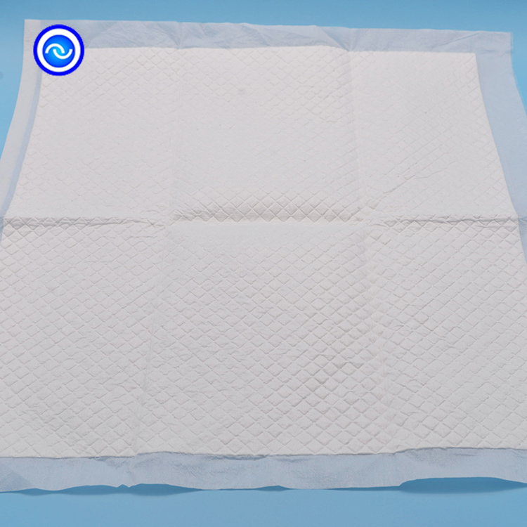 Fluff pulp SAP Non woven fabric Tissue PE Waterproof Pet Mat Diaper for Puppy Training