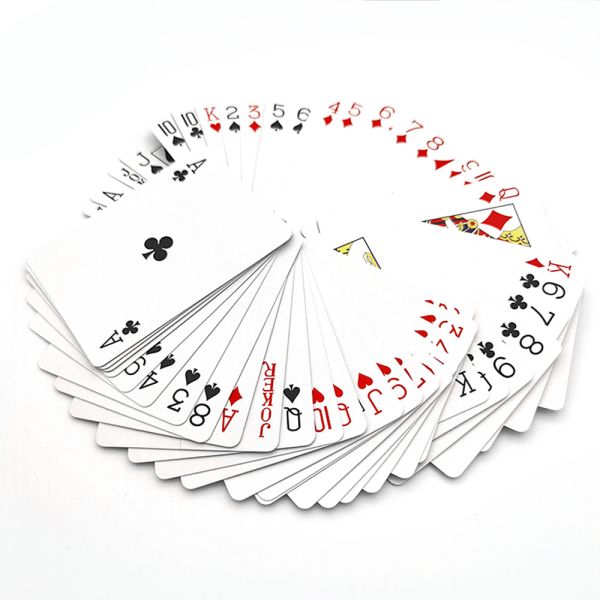 Cheap Customized Blank Plastic Playing Cards White Sublimation PVC Cards Waterproof for sale