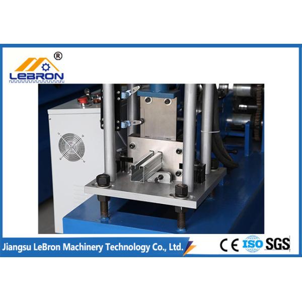 GI And GL Material Steel Door Frame Making Machines Adjustable Forming Speed