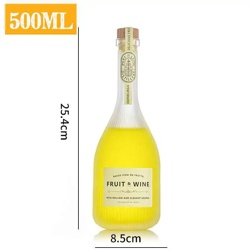 750ml Glass Bottle for Clear Whisky 5cl Vodka Glass Wine Bottle 500ml Alcohol Bottle Engraved