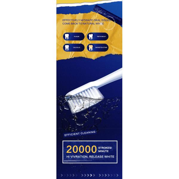 Waterproof Rechargeable Electric Toothbrush Smart Timing Eco Friendly For Teens