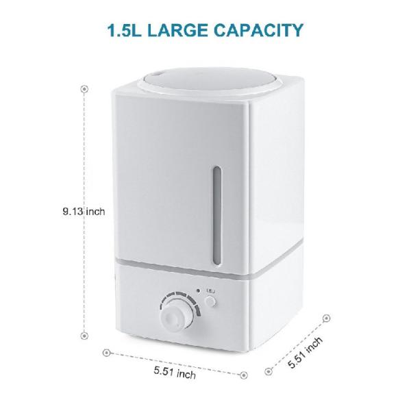 Home Use 1500ml Plastic Cool Mist Aroma Diffuser