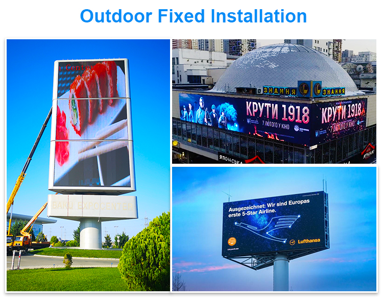Advertising GCL HD Naked Eye 3D Outdoor LED Screen P2.5 P2.97 P3.91mm LED Screen