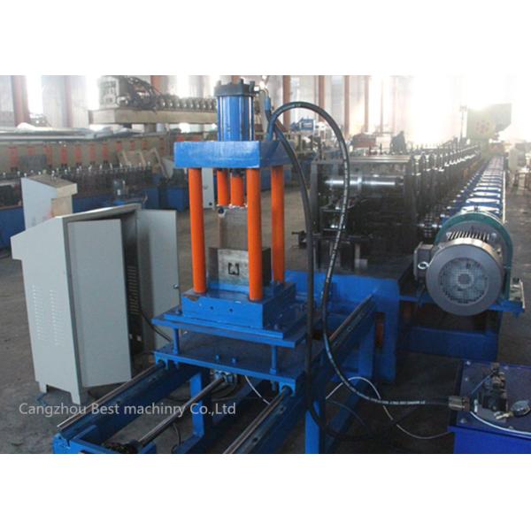100-9000kg Warehouse Storage Steel PLC Rack Roll Forming Machine