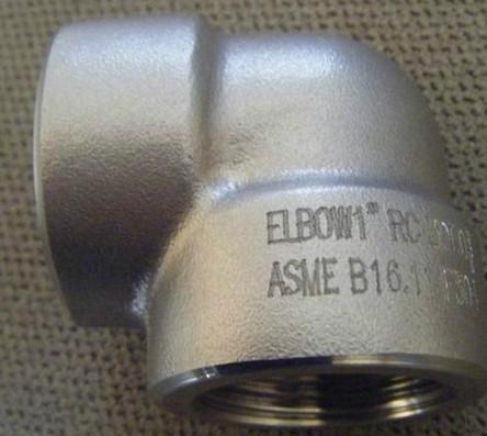 Cheap stainless ASTM A182 F316H threaded elbow for sale