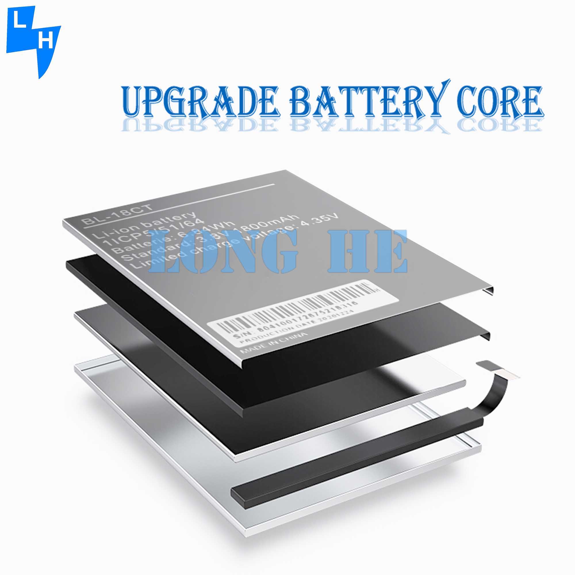 Rechargeable Batteries 1800mAh Black BL-18CT Mobile phone Battery for Tecno Y3 Y4 R5