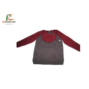 Mens 100 Cotton Hoodie Pullover , Basic Warm Hooded Sweatshirt Coat Custom
