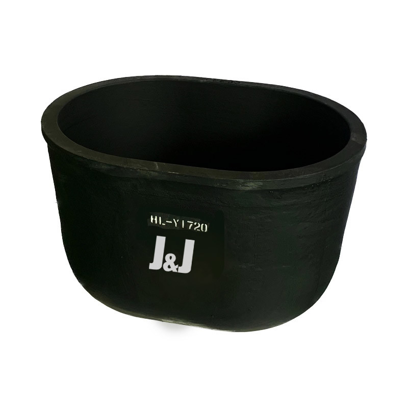 Quality High Melting Point Oval Crucible Isostatic Pressing Silicon Carbide Crucible wholesale