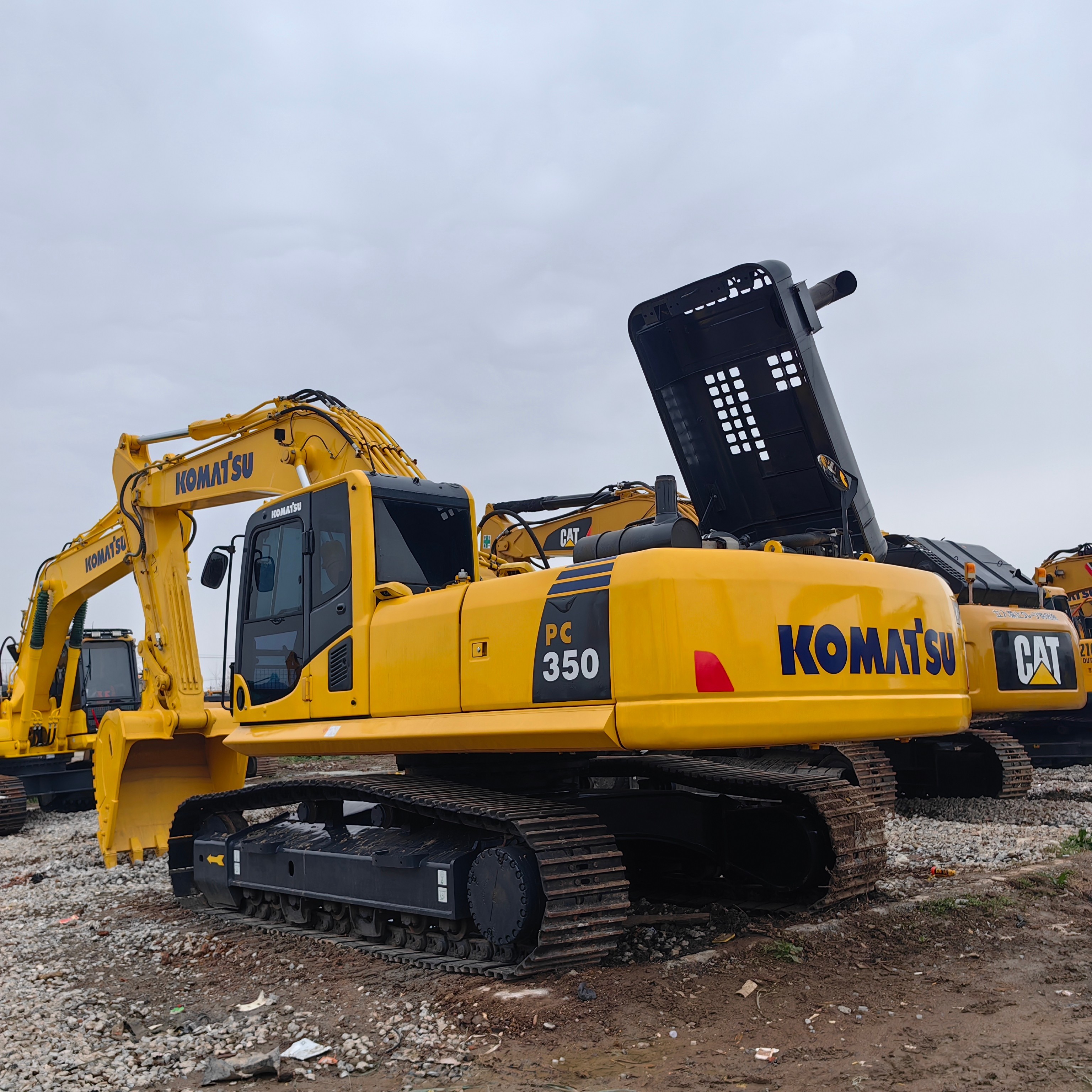 Used Komatsu Excavator PC350 Komatsu Crawler Digger 35 Ton For Work Site