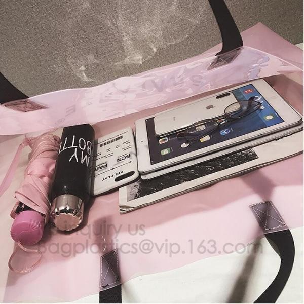Summer Beach Bags Clear PVC Bag, PVC Hologram Crossbody Bag for Summer Beach, PVC beach bag plastic beach bag for women