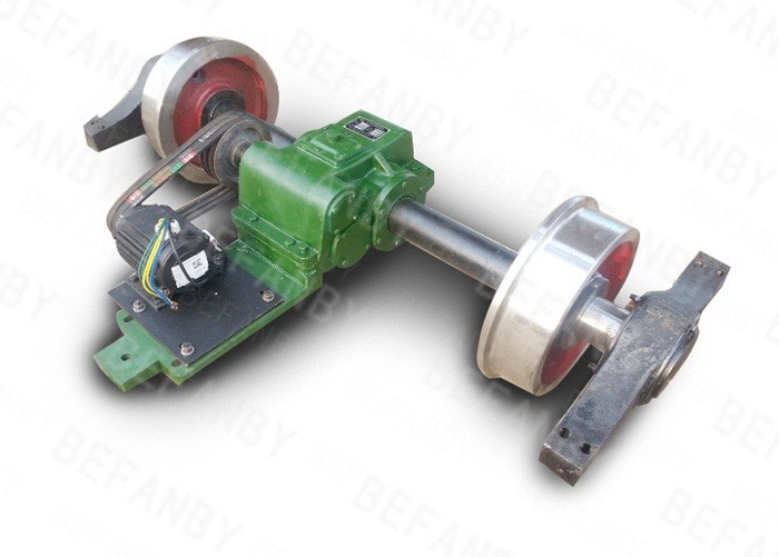 double girder crane wheel block with shaft