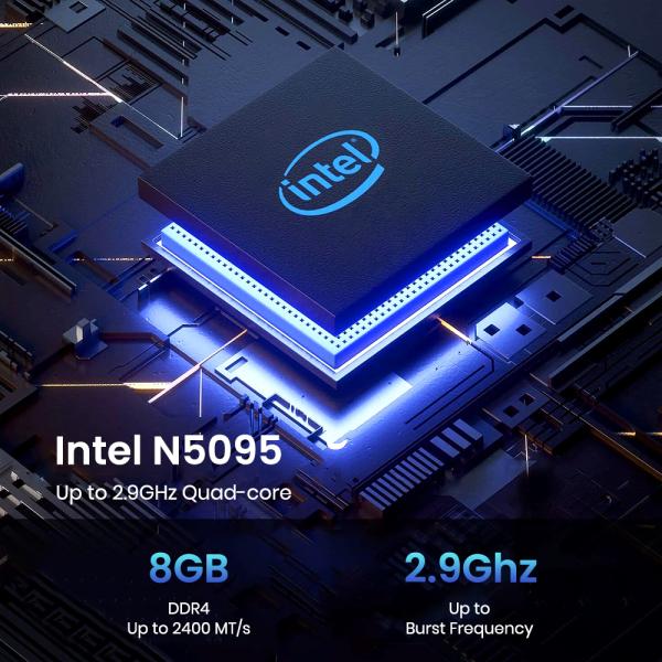 15.6 Inch Portable Intel N5095 Gaming Laptop Windows 11 Supported 12GB RAM 512GB SSD for Business Office and Gamers