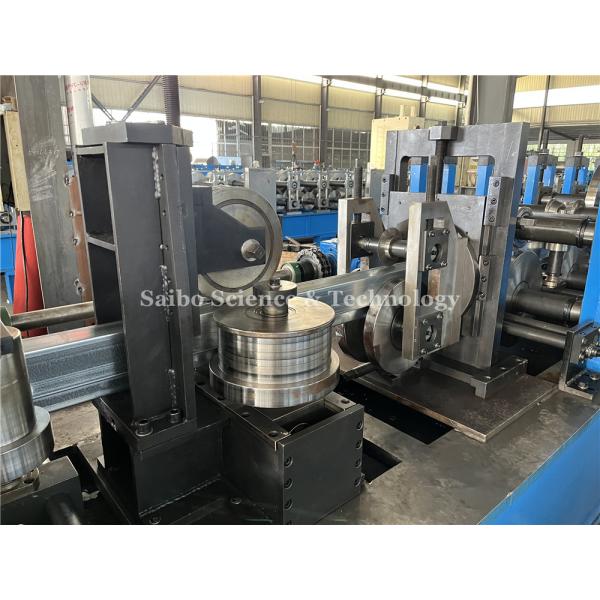 P Type Tube Welding Roll Forming Machine With Fly Saw Track Cutting