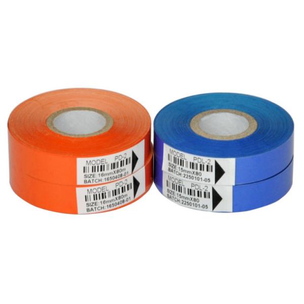 Hot Coding Ribbon foil for Leather Measuring Machine White Leather Belt 9*100 Clear Printing and Wide Applicatio