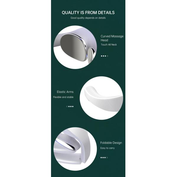 Mini Wireless Neck Massager TENS Pulse 500mAh Hot Compress Blood Circulation