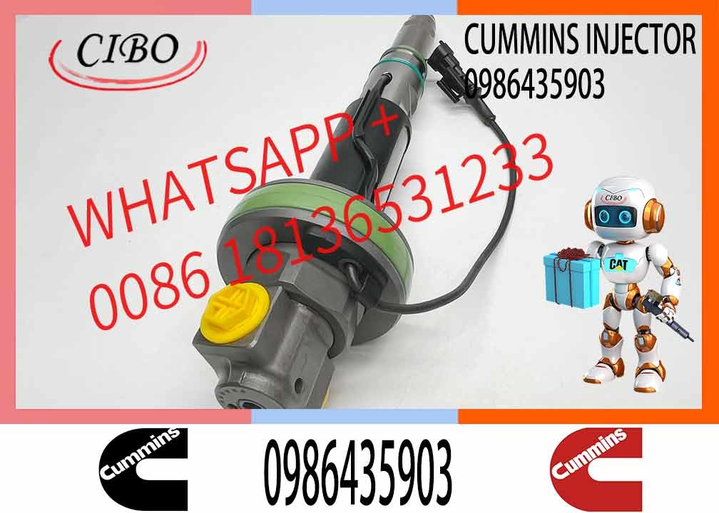 Fuel Injector Assembly F00BJ00006 FOOBJ00007 0986435903 0986435614 For Qsk19 Engine
