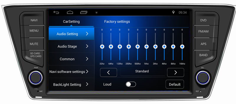 Ouchuangbo car radio dvd multimedia androi 8.1 for Skoda Fabia 2015 with 1080P 4*45 Watts amplifier gps nav BT