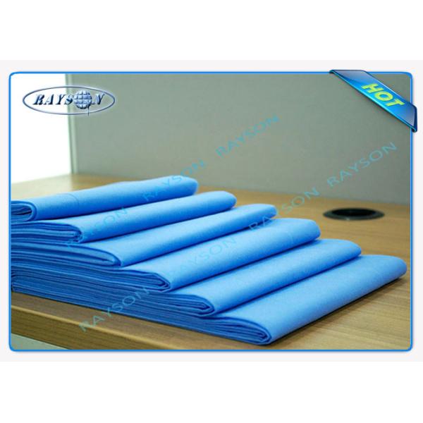 Non Woven Fabric Spunbonded Disposable Medical Bed Sheets for Hospital / Spa