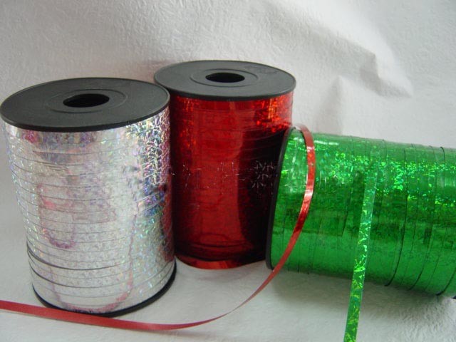 Quality Bird Frighten Holographic Curling Ribbons Roll 130u Thickness wholesale