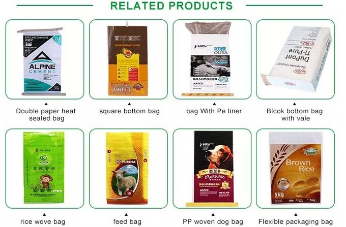 5kg 25kg PP Laminated Bags Tear Resistant For Seed Fertilizer Packaging