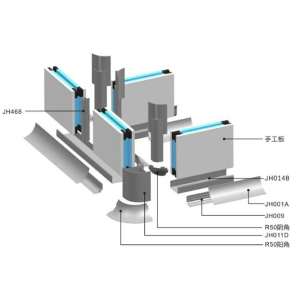 Dust Free Modular Clean Room ISO 1 With Air Shower Pass Box
