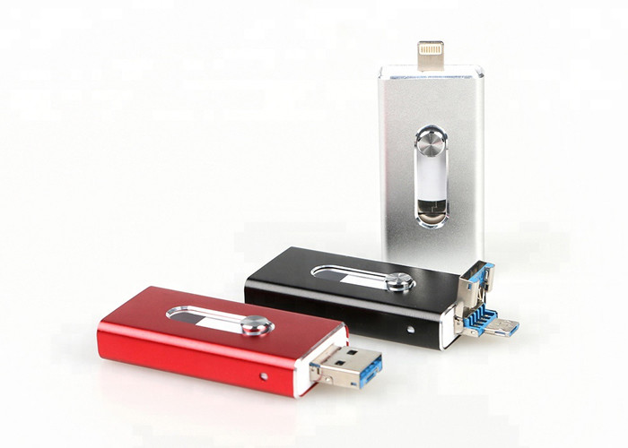 Pen Drive / OTG USB Flash Drive USB 3.0 Metal Material For iPhone 16GB 32GB 64GB 128GB 256G