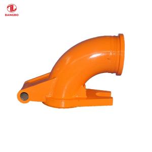 China Twin Wall Zoomlion Spare Parts Concrete Pump Hinge Bend Pipe Elbow on sale