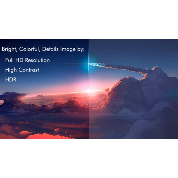 1920x1080 4200 Lumen DLP Laser Projector 4k Built In 10W Speaker