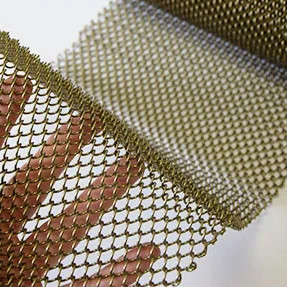 Construction Metal Coil Drapery Incombustible With 7x7 Rope Construct