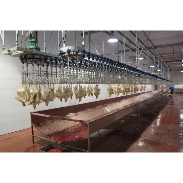 High Productivity Slaughterhouse Trolley 200BPH - 12000BPH Poultry Processing Tools